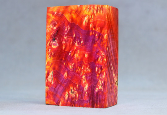 Stabilized Maple Burl Wood Mod Block